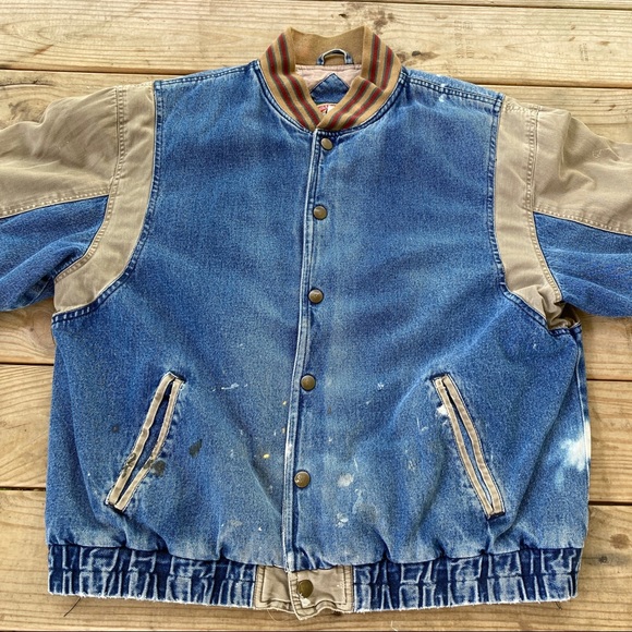 Vintage Eagles Ridgre Outfitters Jean Trucker Jacket - Picture 2 of 8